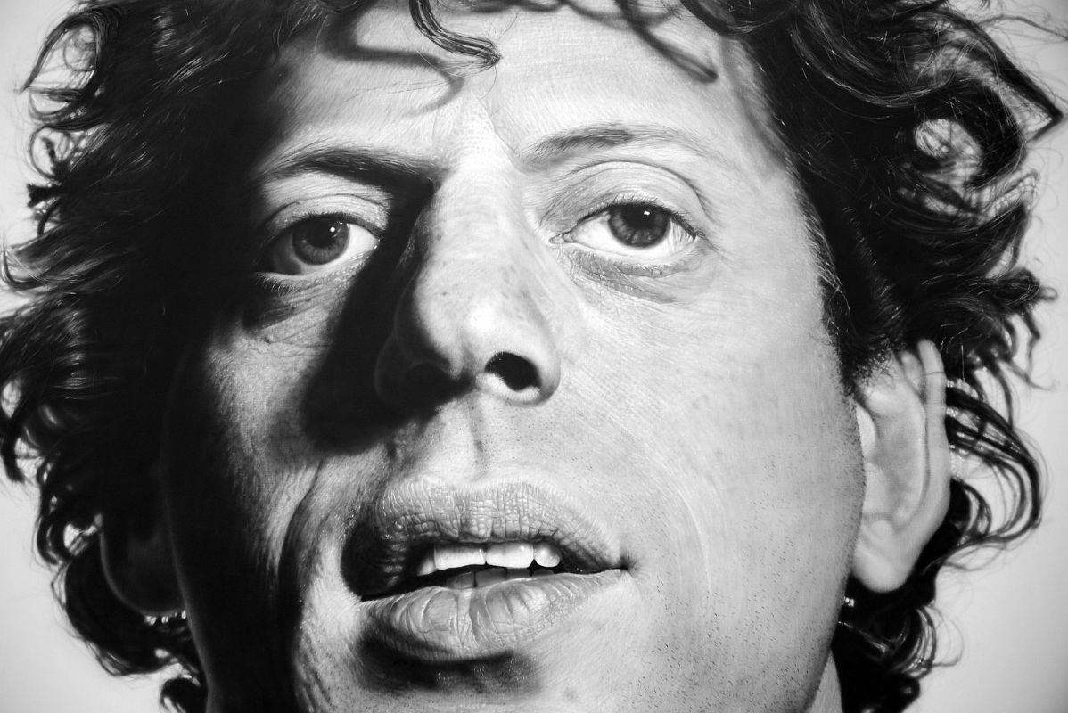 55A Phil - Chuck Close 1969 Close Up Philip Glass Whitney Museum Of American Art New York City